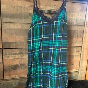 Aerie slip dress night down lingerie size small